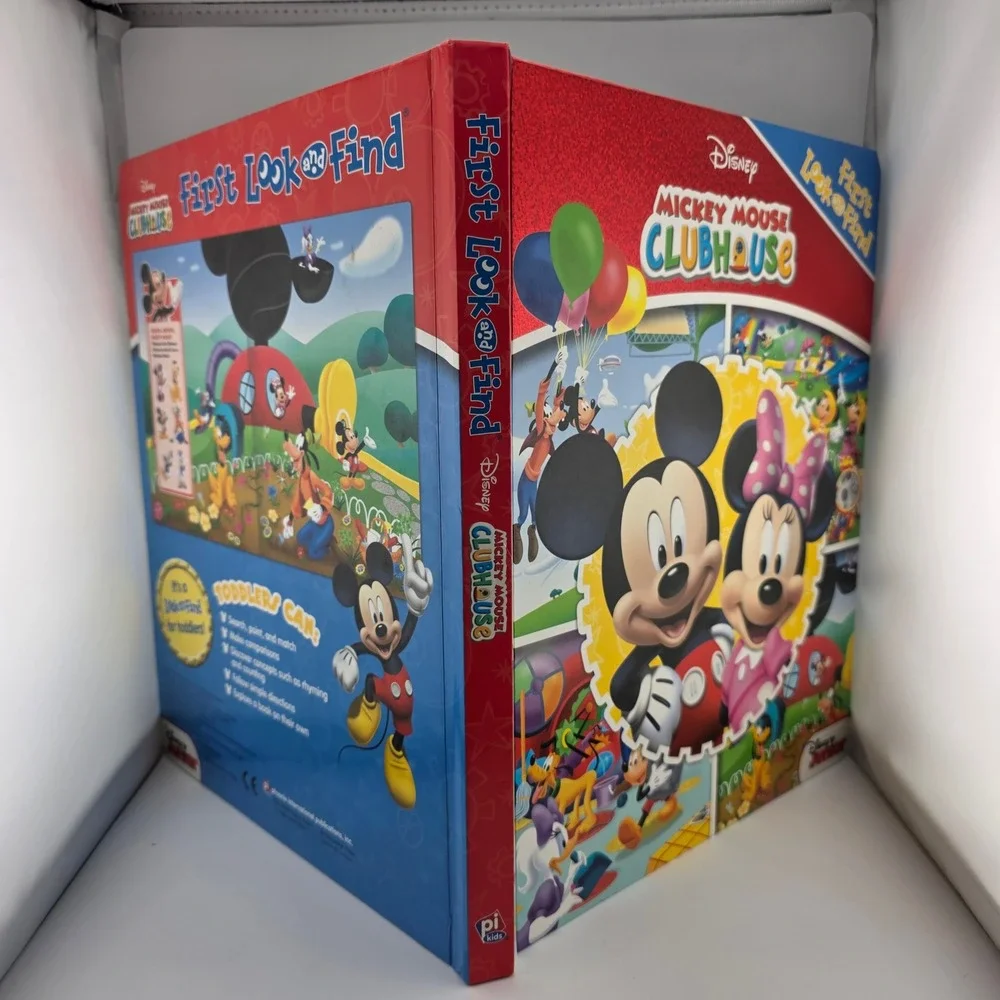 Disney Mickey Mouse‎ Clubhouse First Look and Find Book Disney Junior Pre Owned